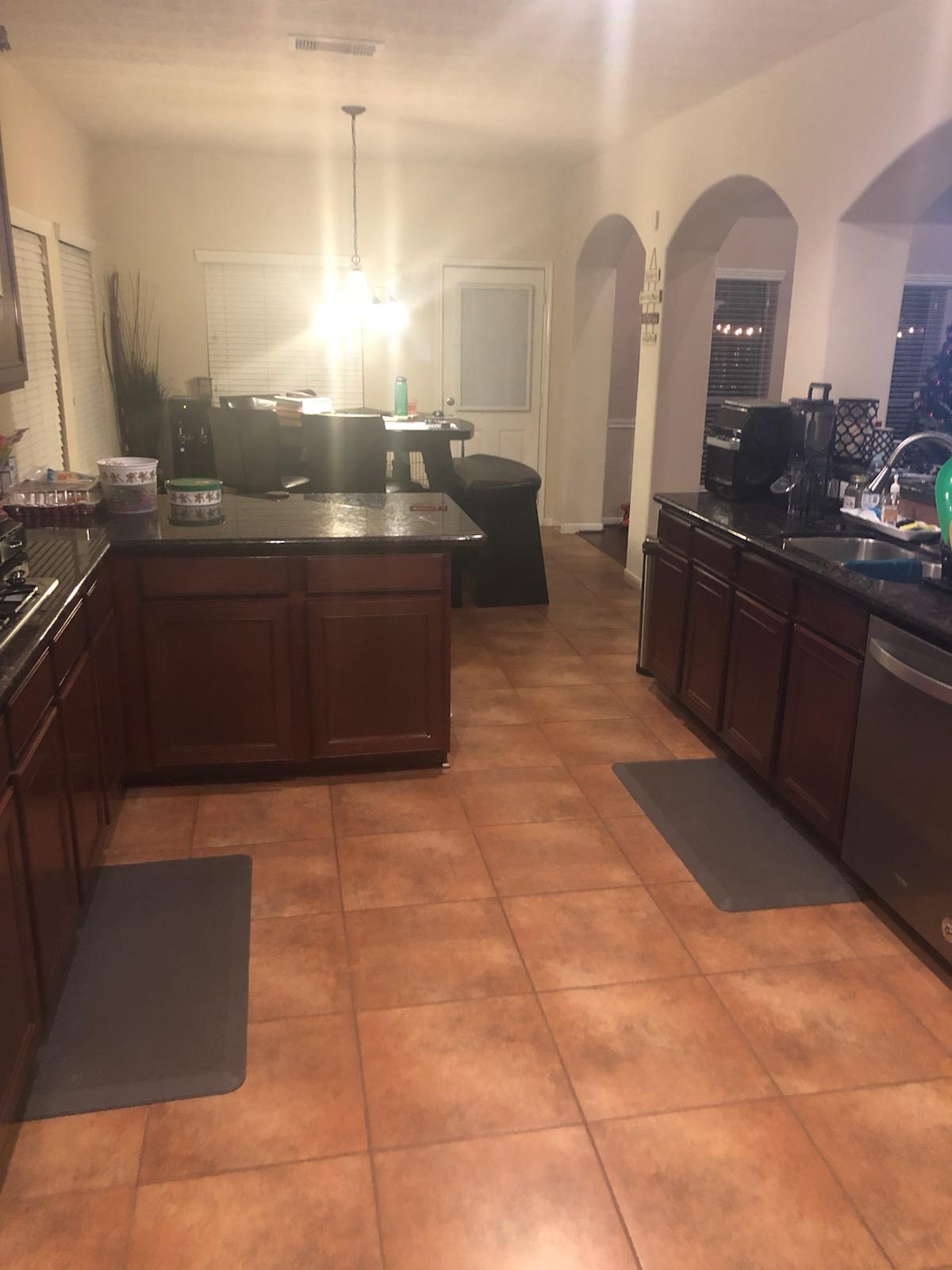 Crown molding and baseboard installation