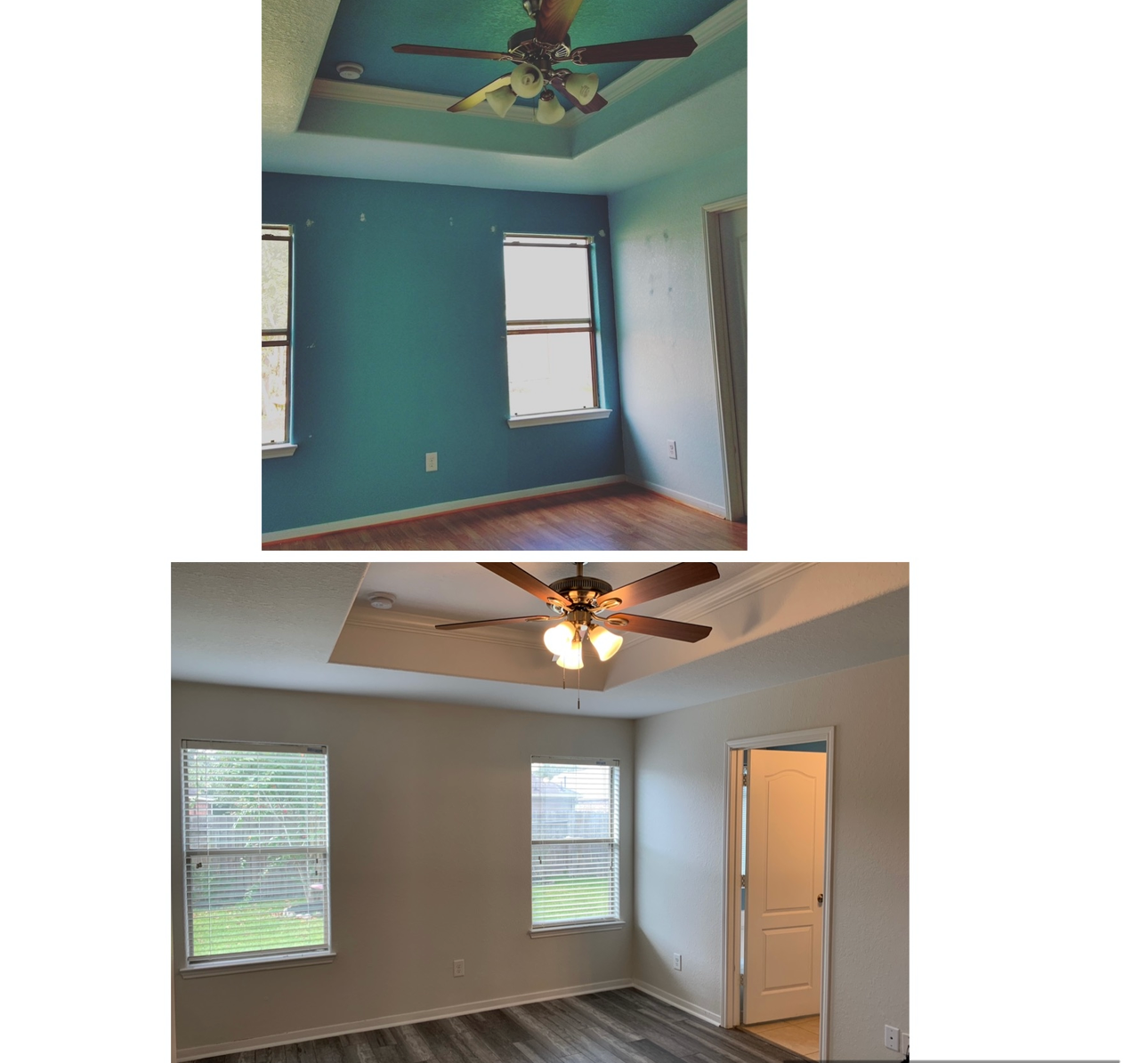 Residential painting project with color consultation